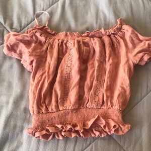 off the shoulder shirt